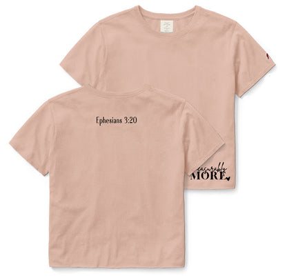 Immeasurably More Clothesline Cotton Crop T-Shirt